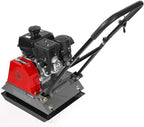 XtremepowerUS Heavy Duty 210lbs 6HP Plate Compactor Rammer 20 x 17 inch Plate, Ground Compactor Paving Landscaping Sidewalk Patio Gas Engine Quad-Clean Filter W/Handle