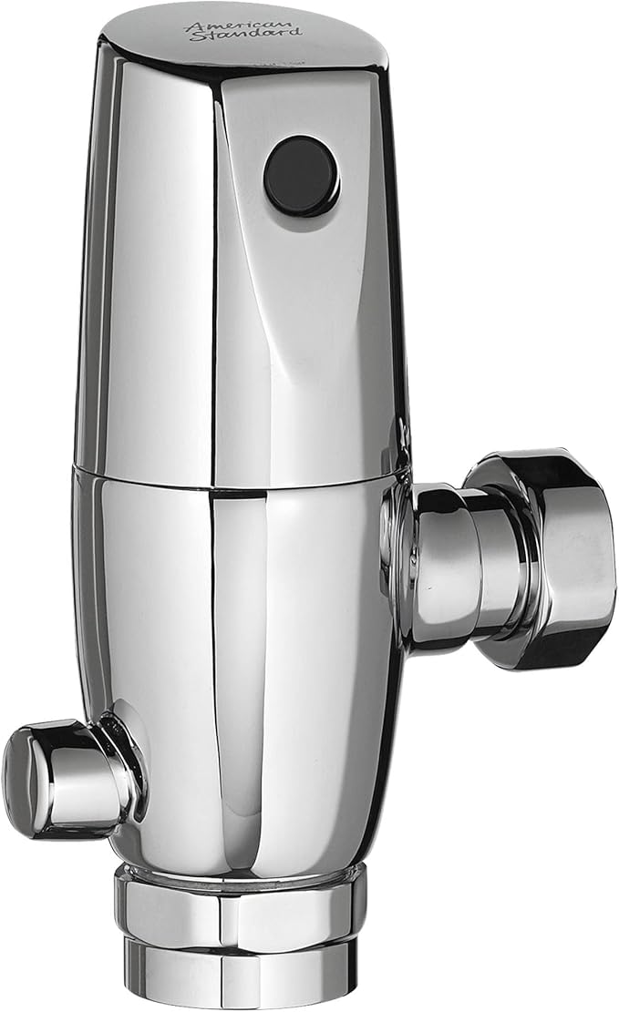American Standard 6065161.002 Ultima Selectronic Touchless Toilet Flush Valve, Piston-Type, Battery, 1.6 GPF, Polished Chrome
