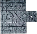 Mytee Products 2 Pack Truck Flatbed Trailer Tarps Combination Lumber Tarp 24x27 (8' Drop) - Black