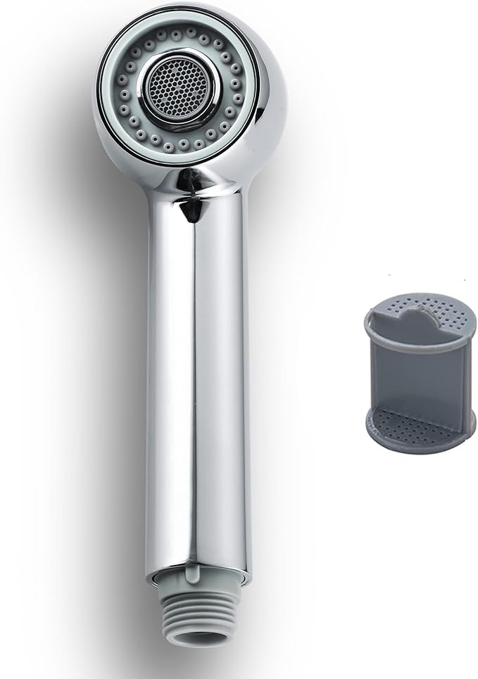 Pull Out Sink Sprayer Head Replacement,| G1/2 or 13/16 inch Male | 2-Function kitchen sink sprayer, NOT UNIVERSAL, kitchen faucet head replacement Chrome