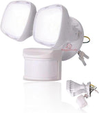 RuggedGrade 20W Turin II TT Series LED Security Light - Motion Sensor Flood Light - 2,400 Lumens - 240° Sensor - Color Selectable 3000K/4000K/5000K - White Housing - Outdoor Light - DLC 5.1 Premium