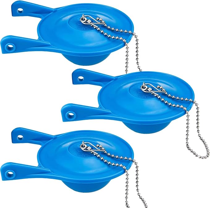 3-Inch Toilet Flappers Replacement Compatible with Gerber 99-788 Rubber Toilet Flapper Fits 3 Inch Toilet Flush Valve, Easy to Install, 3-Pack