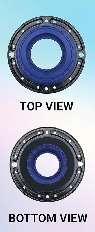 One N Done Toilet Flange Repair Kit - Toilet Kit For Low or Broken Toilet Flange. Toilet Wax Ring Replacement Kit W/Toilet Flange Extender Kit. No Wax Ring For Toilet Bowl Or Toilet Seal Required. 5X