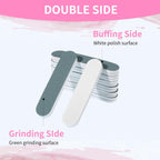 20 PCS Silver Polish Sticks, 3.54" Long Double-Sided Sanding Sticks Scratch Remover Polishing Cleaning Buffing Bars for Gold, Rose Gold, Copper, Alloy, Brass and Other Jewelry, Watches, Phone Screen