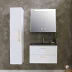 COTYKILEY 6 Pack 3.75 Inch(96mm) Brushed Brass Cabinet Handles Gold Kitchen Cabinet Pulls Cabinet Door Handles Kitchen Cabinet Hardware