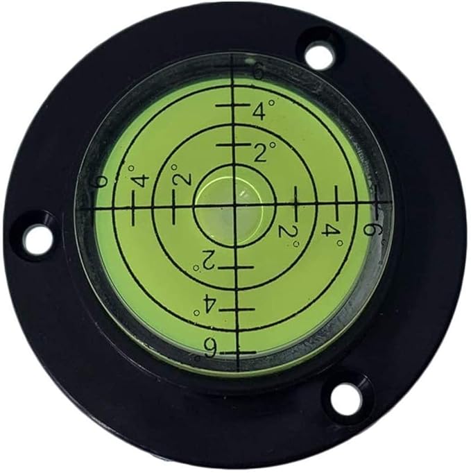 50MM 4 packs Universal Level Instrument Horizontal Bead Horizontal Instrument Horizontal Bubble Level Belt Positioning Hole Through（50x13mm）