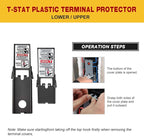 EWH-05 Electric Water Heater Element Kit,Include TWO 4500W/240V Water Heater Elements,Lower Thermostat & Upper Thermostat,Quick Change Tool,Two Protective Covers and Wrench Replacing Tools