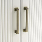 10 Pack 5 Inch(128mm) Hole Center Brushed Antique Bronze Modern Cabinet Pulls Kitchen Cabinet Handles Kitchen Cabinet Hardware Timeless Drawer Pulls for Dresser Cupboard Wardrobe, B-Bronze(5x10)