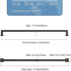 6 Pack 12.6 Inch Cabinet Handles Oil Rubbed Bronze Cabinet Pulls Long Kitchen Cabinet Handles Bronze Cabinet Hardware Wardrobe Pulls Kitchen Handles for Cabinets Bronze Cabinet Handle