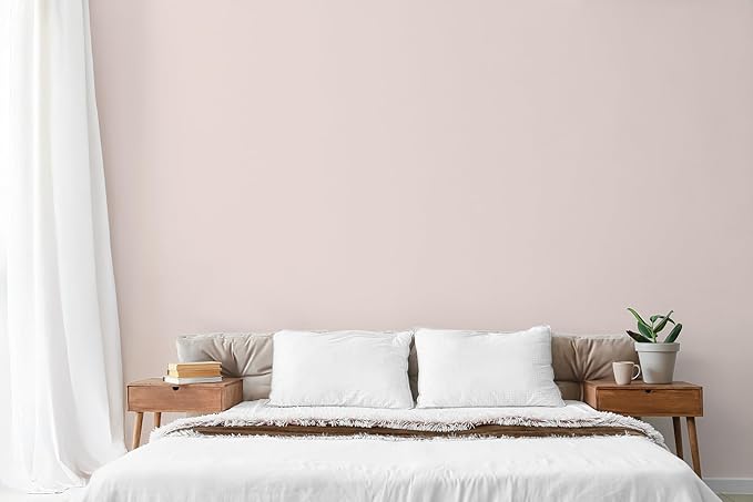 EVOLVE Paint & Primer: Environment-friendly, Low Sheen with One-coat Coverage for Interior & Exterior surfaces (Pale Pink, 5-Gallon)