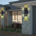 Up and Down Outdoor Wall Lights Fixture – ETL Listed, Aluminum Waterproof Wall Mount Square Design- Modern Exterior Lighting Outdoor Wall Sconce for Porch, Patio