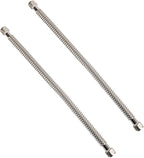 Solimeta 2 Pack Heavy Duty Durable Stainless Steel Corrugated Water Heater Connector Flexible for Water Heater Water Softener, 24“ Length