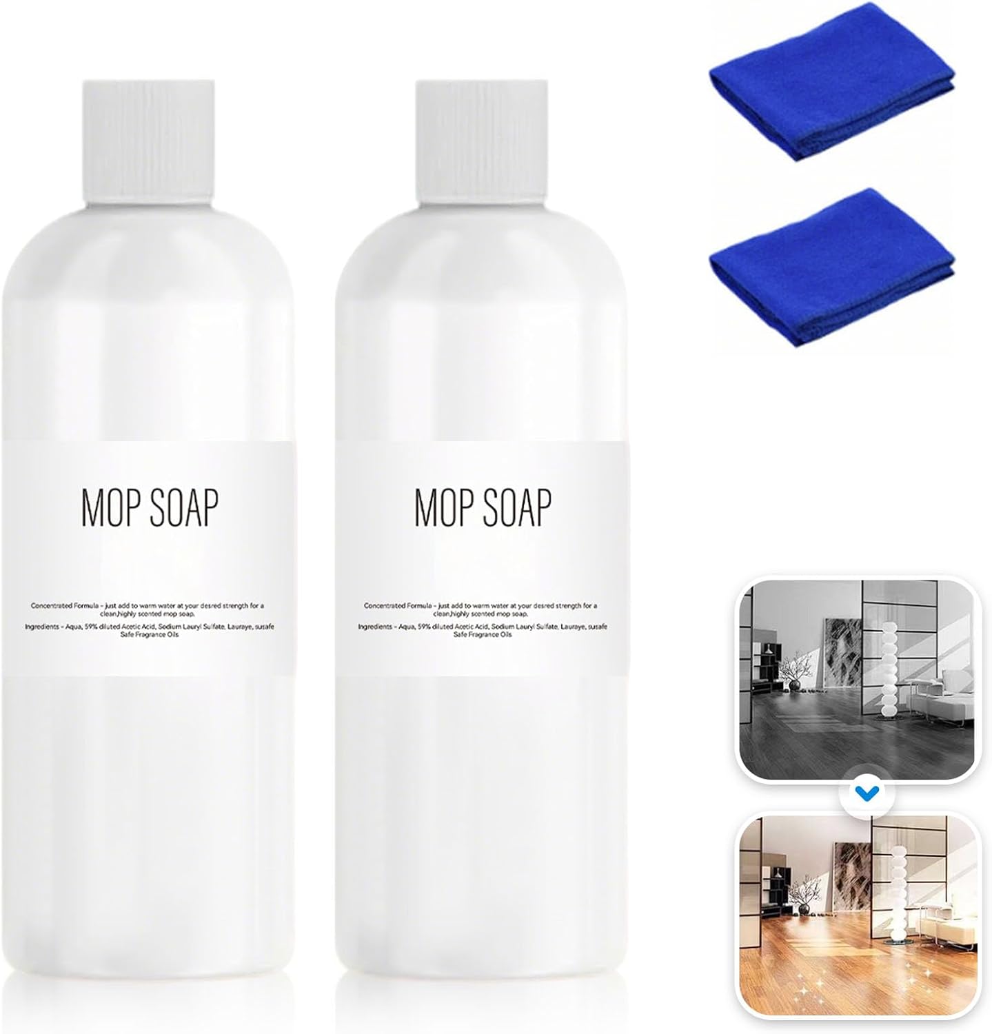 Mop Soap Brazilian Waves, 2026 New R&W Highly Scented Brazilian Waves Mop Soap for Floor Cleaning, Leaves a Luxury Lasting Scent, Multisurface Deep Cleans Tough Floor Stains (2)