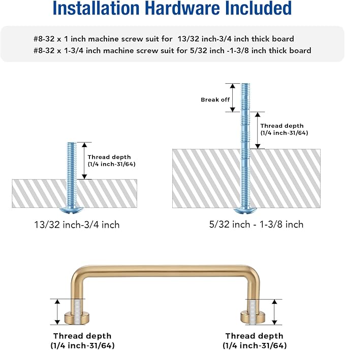 JOY DECOR Cabinet Pulls – 3-3/4 Inch Hole Center, Champagne Bronze, 15 Pack, Zinc Alloy Cabinet Handles for Drawers & Cupboard – Vintage Style Hardware for Kitchen, Bathroom, Dresser