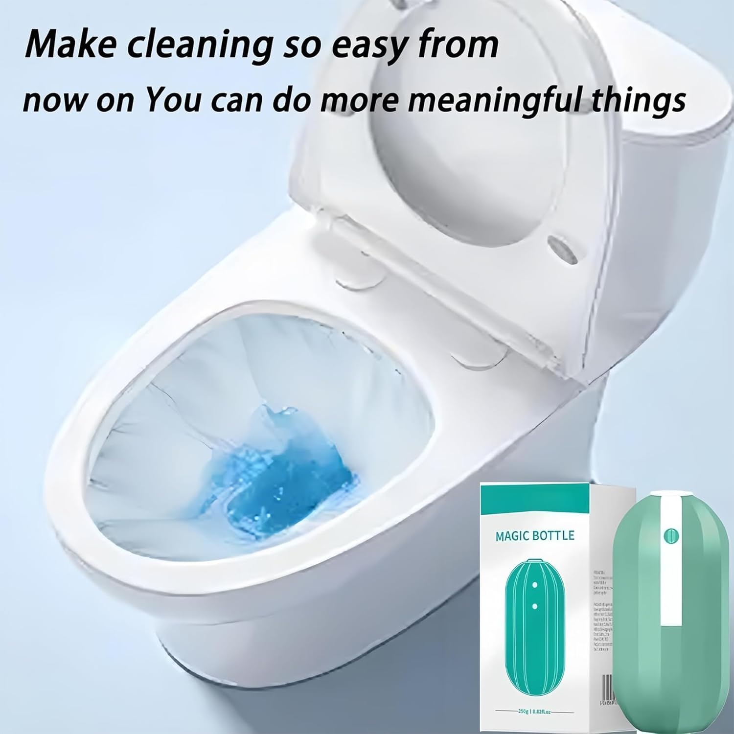 Toilet Cleaner,Automatic Toilet Bowl Cleaner,Toilet Cleaner 10 Years,Crazy Clean Toilet Bowl Cleaner,Fresh Scent (1)