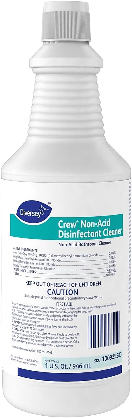 CREW Non-Acid All-Purpose Disinfectant Bathroom Cleaner, Floral Fresh, 32oz