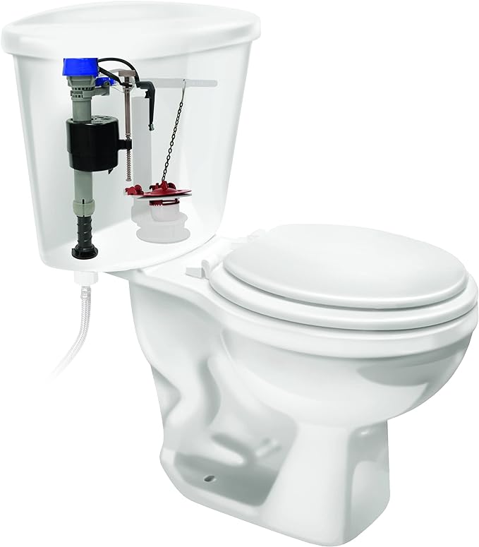 Fluidmaster K-400H-040-T5 PerforMAX Fill Valve and 3-Inch Flapper Toilet Repair Kit, Multicolor