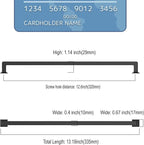 6 Pack 12.6"(320mm) Matte Black Cabinet Pulls Kitchen Cabinet Handles Drawer Pulls Cupboard Hardware for Cabinets CK0078