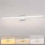 L LOHAS LED 48-Inch Bathroom Vanity Light Bar Over Mirror, Brushed Nickel Modern Bathroom Light Fixtures, 3CCT Adjustable LED Vanity Lights for Living Room Wall