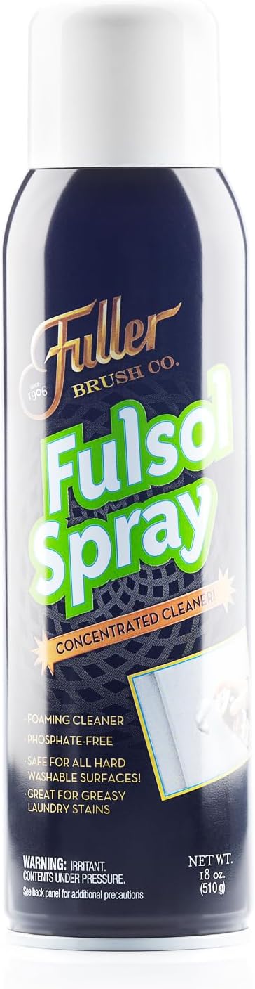 Fuller Brush Fulsol Spray - Heavy Duty Multi- Surface Degreasing Spray For Cleaning Grime & Grease - Commercial Oil Solvent For Laundry, Car Engine, Motorcycle & Kitchen (2 Pack)