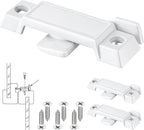Saillong Replacement Sash Lock Compatible with Prime-line F 2590 for Vertical & Horizontal Sliding Windows, 2-1/4” Mounting Hole Centers, Broken Sash Locks for Additional Home Security (White,3 Pack)