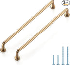 JOY DECOR Cabinet Pulls – 7-1/2 Inch Hole Center, Champagne Bronze, 2 Pack, Zinc Alloy Cabinet Handles for Drawers & Cupboard – Vintage Style Hardware for Kitchen, Bathroom, Dresser