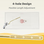 iFealClear Universal Side Toilet Flush Hnadle Replacement, Angle Mount Toilet Handle Replacement Compatible with Kohler, American Standard, TOTO, Mansfield, Solid Brass, Chrome