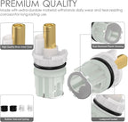 RP25513 Faucet Stem Replacement for Delta two handle Faucet Repair Kit Includes RP24096 Cartridge RP4993 Seat and Spring RP24097 Turn stop1/4, 16 pack