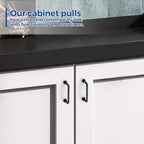 JOY DECOR Cabinet Pulls – 3 Inch Hole Center, Oil Rubbed Bronze, 10 Pack, Zinc Alloy Cabinet Handles for Drawers & Cupboard – Vintage Style Hardware for Kitchen, Bathroom, Dresser, Furniture Makeover