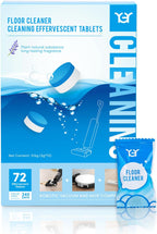 YGY Floor Cleaning Tablets,Compitable with Tineco Cleaning Solution|Clean Machine and Floor 2 in1-Getting Rid of Machine Odors|Cleaning Tablets are Easy and Safe to Use，72 pack
