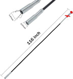 Drain Snake,116 Inch Flexible Grabber Claw Pick Up Reacher Tool,Drain Clog Remover - Gutter Cleaning Tools for Home Sink, Bathroom Tub,Drain, Toilet, Tight Spaces