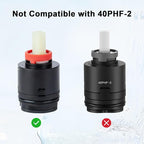 Shower Cartridge Replacement for Tub/Shower Faucet Mixer Valve and Ceramic Single Lever Valve Compatible with SRSUNRISE 3.07" H X 1.57" W Replace#: N40HKC