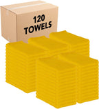 Arkwright Surgical Huck Towels - (Bulk Case of 120) Lint Free & Highly Absorbent Pre-Treated Cotton Cleaning Cloths, Perfect for Medical, Auto Detailing, Window, and Shop, 16 x 26 in, Yellow