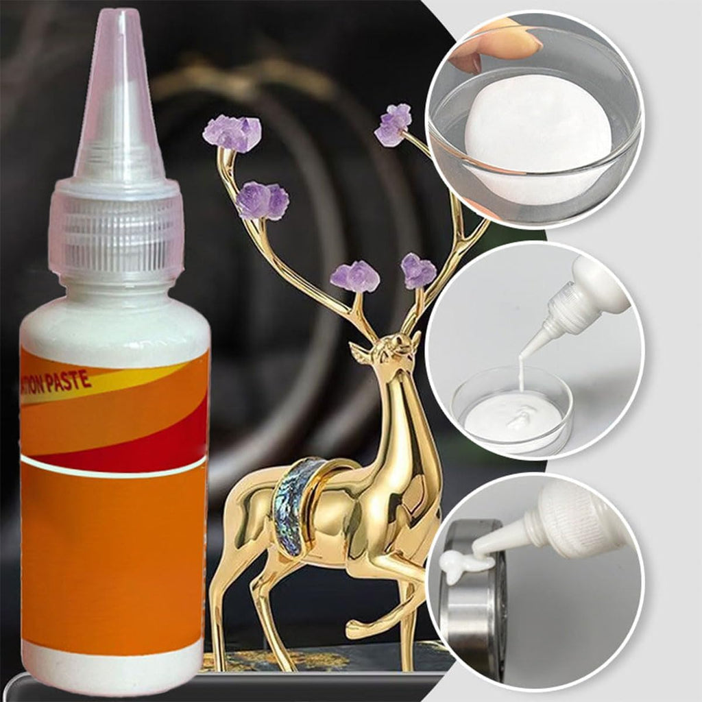 60ml Heavy Chrome Metal Polish Cream with Sponge,Multi-Purpose Stainless Steel Hardware Heavy Polish Renovation and Restoration Paste (5PCS)