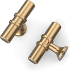 Asidrama 10 Pack Champagne Bronze Kitchen Cabinet Knobs Cabinet Hardware Zinc Knobs for Dresser Drawers