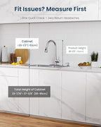 APPASO Touchless Kitchen Faucet with Soap Dispenser Brushed Nickel, Side Motion Sensor Kitchen Faucet, Single Hanle 3-Mode Hands-Free Faucet for Kitchen Sink