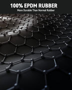 Rubber Bungee Cords Heavy Duty Outdoor with 1.8X Max Stretch & Over 176 lbs Load, 100% EPDM Black Bungee Straps with Crimped S Hooks for Cargo, Tarps, Van, Truck, Motorcycle, Weatherproof (10 Pack)