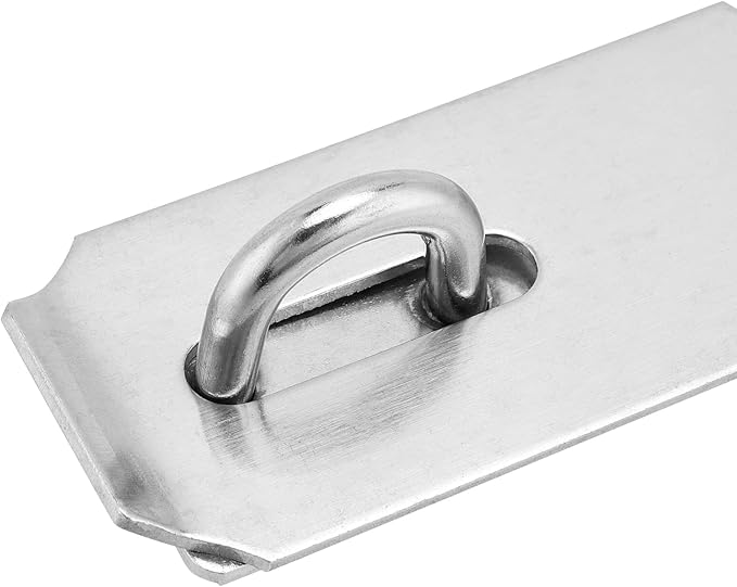 10 PCS Padlock Hasp Latch, Stainless Steel Padlock Hasp, Heavy Duty Security Hasp with Mounting Screws, Door Locks Hasp Latch for Doors and Cabinets