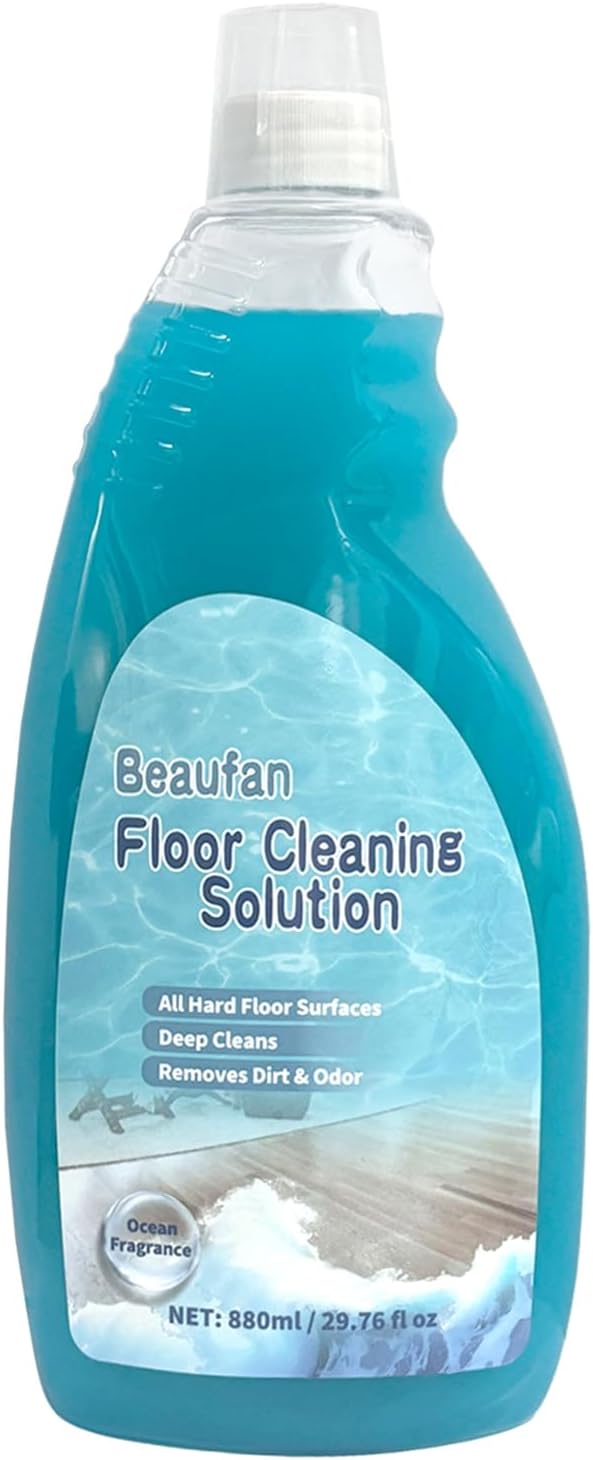 200X Concentrated Floor Cleaning Solution for All Robot Vacuum and Mop, Wet Dry Vacuums Compatible with Eufy, Roborock, Roomba, Tineco, Bissell, Shark, 29.76 fl oz Makes 47 Gallon Cleaner(Ocean Scent)