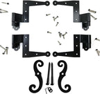 Stainless Steel Colonial Shutter Hardware (1 1/2" Offset) Complete Window Kit