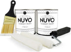 Nuvo Driftwood Cabinet Makeover Kit - Easy DIY 7-Piece Set, Light Neutral Grey, Long-Lasting Finish