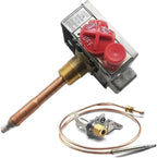 110-326 Gas Water Heater Valve,Natural Gas Water Heater Thermostat, Water Heater Replacement Parts Gas Control Valve with 1-3/8" Shank, 3-1/2" W.C