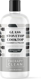 Therapy Glass Cooktop Cleaner 16 oz - Glass Stove Top Cleaner and Polish for Ceramic, Electric, Induction and Flat Top Surfaces