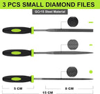 Yougfin 17 pcs File Set, 12 pcs Needle Files and 4 pcs Large Metal Files with Tool bag, Ideal Hand Tool for Woodwork, Metal, Model & Hobby Applications