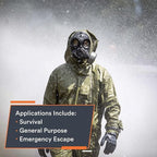 MIRA SAFETY M Full Face Respirator Mask - CBRN Gas Mask, Chemical Respirator (Small)