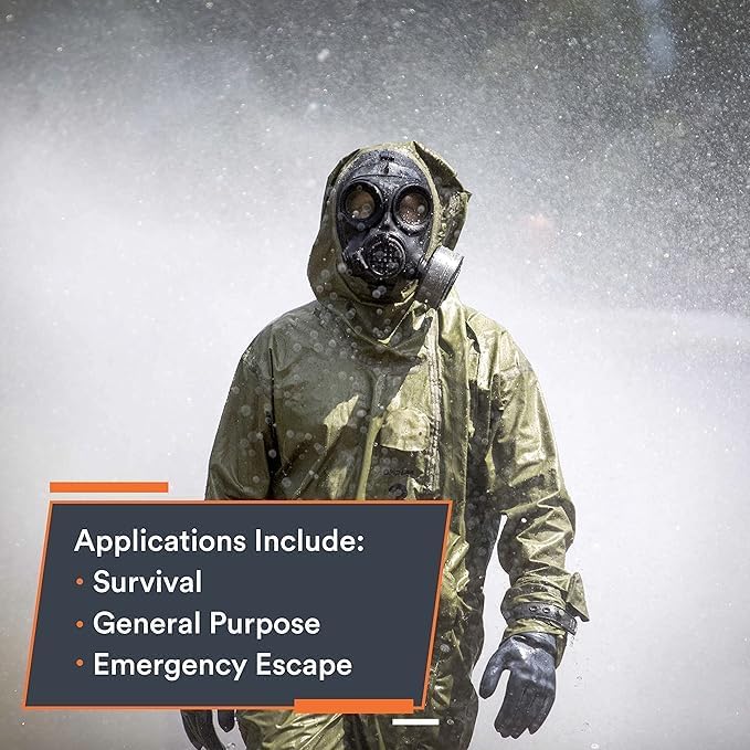 MIRA SAFETY M Full Face Respirator Mask - CBRN Gas Mask, Chemical Respirator (Small)