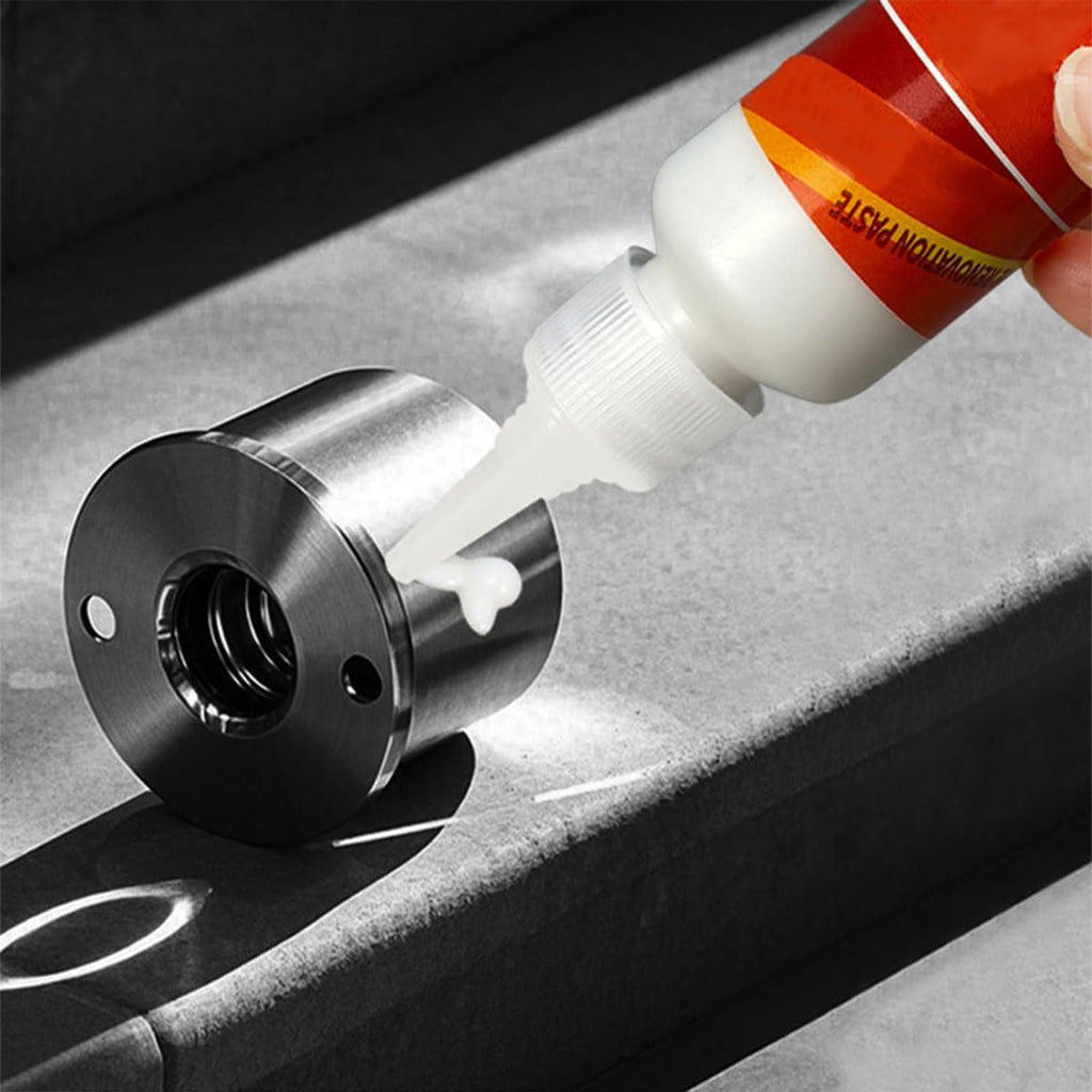 60ml Heavy Chrome Metal Polish Cream with Sponge,Multi-Purpose Stainless Steel Hardware Heavy Polish Renovation and Restoration Paste (3PCS)