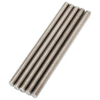 5/16"-18 Fully Threaded Rod Studs 5 Pack 5" Long Threaded Screw 304 Stainless Steel Right Hand Threads All Threaded Rod Studs for Anchor Bolts Clamps Hangers U-Bolts
