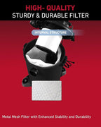 2 Pack HEPA Replacement for Shop Vac 90304 Standard Cartridge Filter Type U/X/W Fits Most 5 to 16-Gallon Wet/Dry Vacuum Models