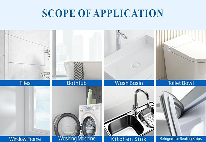 Household Mold Stain Remover Gel,Grout Cleaner Best for Home Kitchen Sink, Bathroom Shower,Front Load Washing Machine, Refrigerator Strips, Silicone Caulk,Sink Sealant(2Pack)